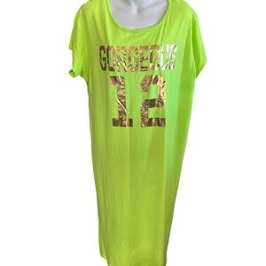 Neon, green, gorgeous dress